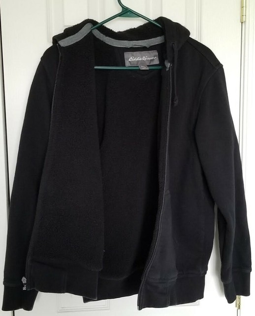 Eddie Bauer Men's Black Hoodie (Size S) PREOWNED eBay