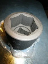 1"Drive 1-5/8" 6pt Phosphate Standard Impact Socket