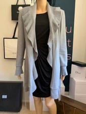 St John jacket santana knit with knit belt- size 8 - Kelly design - Grey