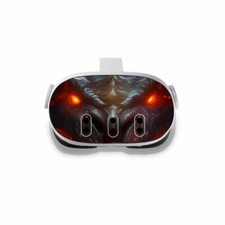 Dragon Eyes Decal Compatible with Meta Quest 3 Headset Protect Vinyl Decal