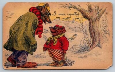 I never Expected to Meet You   Postcard  1906