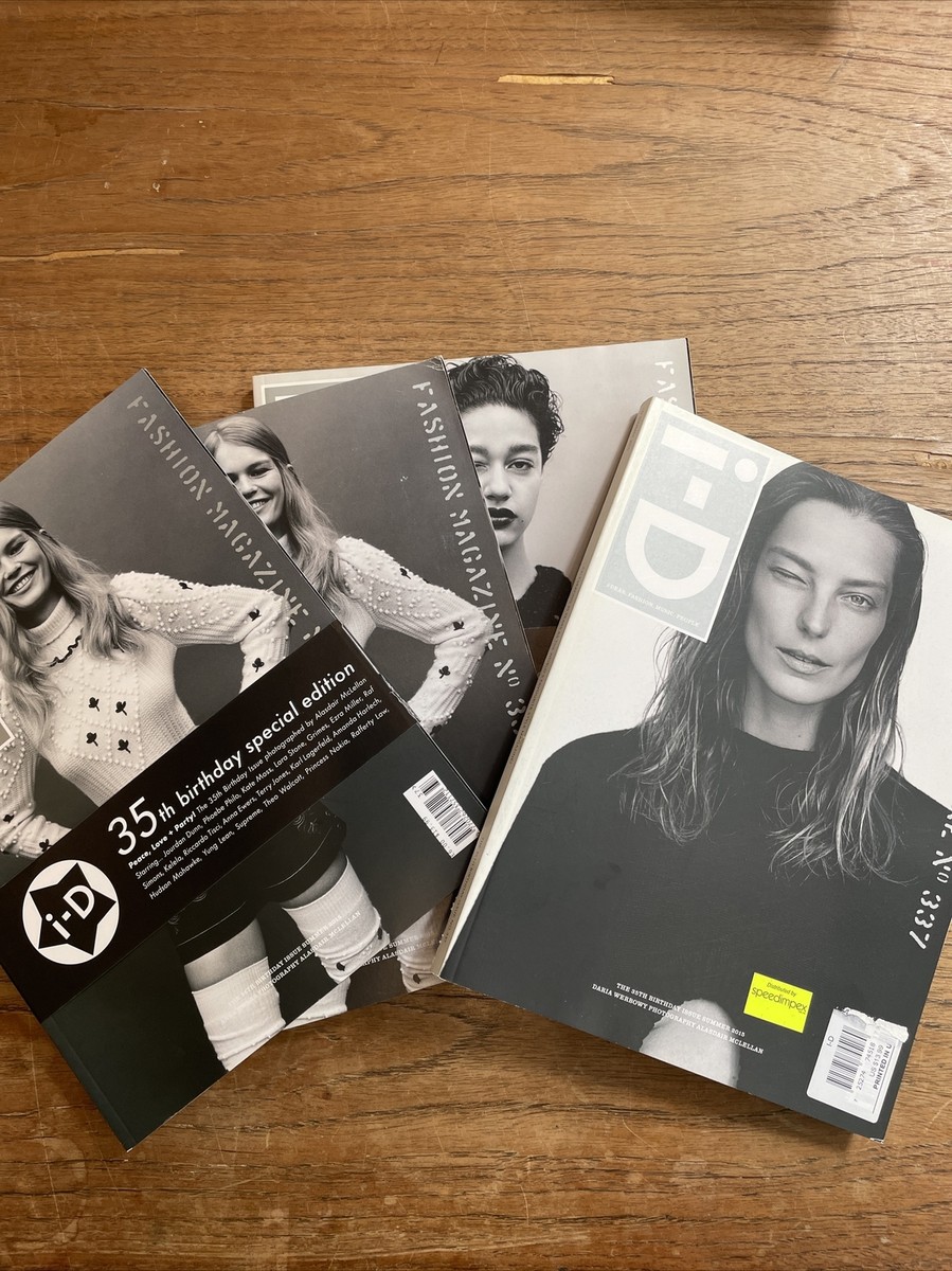 i-D Magazine No. 337 Summer 2015 The 35th Birthday Issue (3 Covers