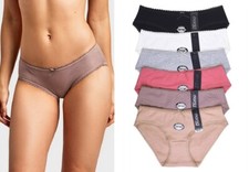 6 PK Women Soft Cotton Bikinis Brief Panties Lingerie Underwear Panty LOT S-2XL