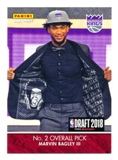 2018 PANINI INSTANT DRAFT MARVIN BAGLEY RC KINGS FIRST NBA ROOKIE CARD! SP/537!