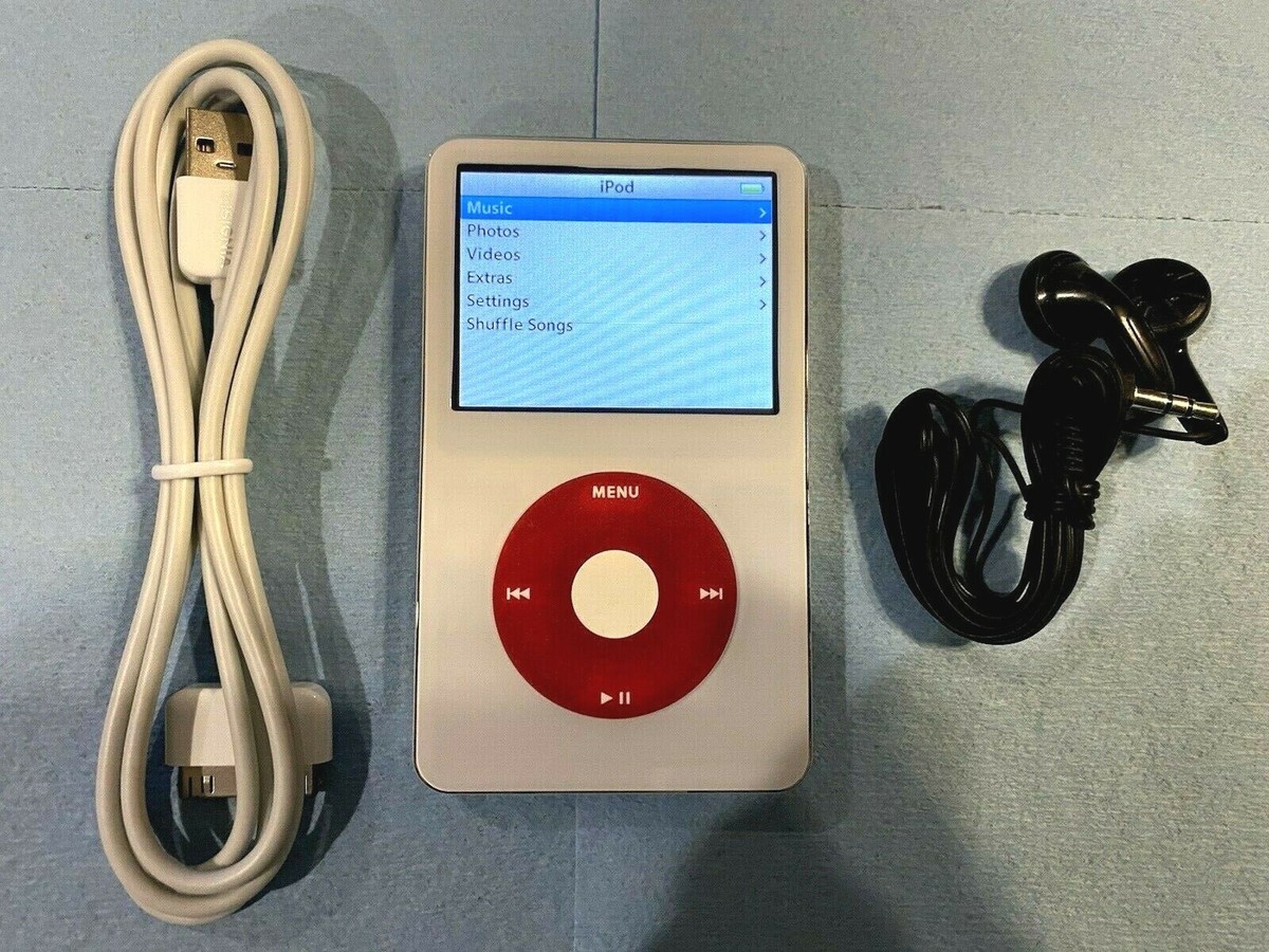 APPLE iPOD CLASSIC 5.5th White 128GB SSD Wolfson DAC Excellent