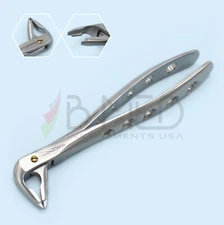Dental Extracting Forceps F4 Diamond Coated Lower Anterior Universal Extraction 