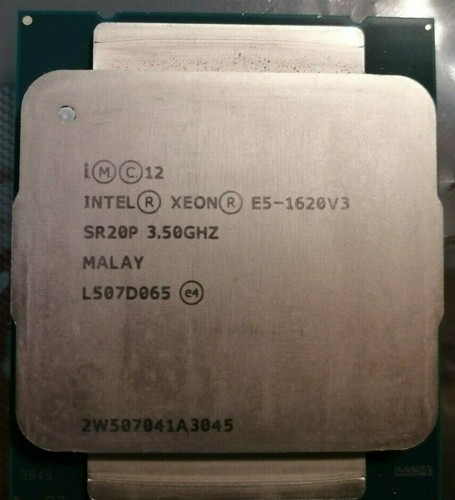 Intel Xeon Processor E5 1620 V3 10M Cache 3.50/3.60 GHz CPU shipped from SYDNEY - Picture 1 of 2