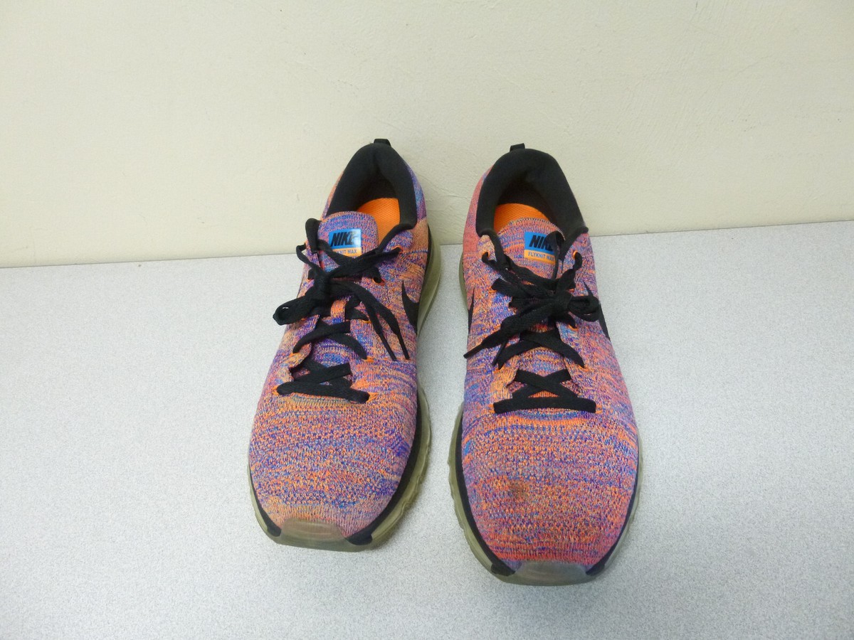 (R5) Nike flyknit air max Multicolor 620469-404 athletic sneakers mens, Sz 12 Nike FlyKnit Max 3M Multi/Color/Photo/Blue/Rainbow 620469  main image 3