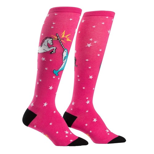 MK Socks Baseball Softball Pinstripe Knee high Socks - Pink  display picture 2