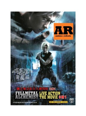 English dubbed of Fullmetal Alchemist-Live Action Movie 1-3 ~ Japanese Movie DVD