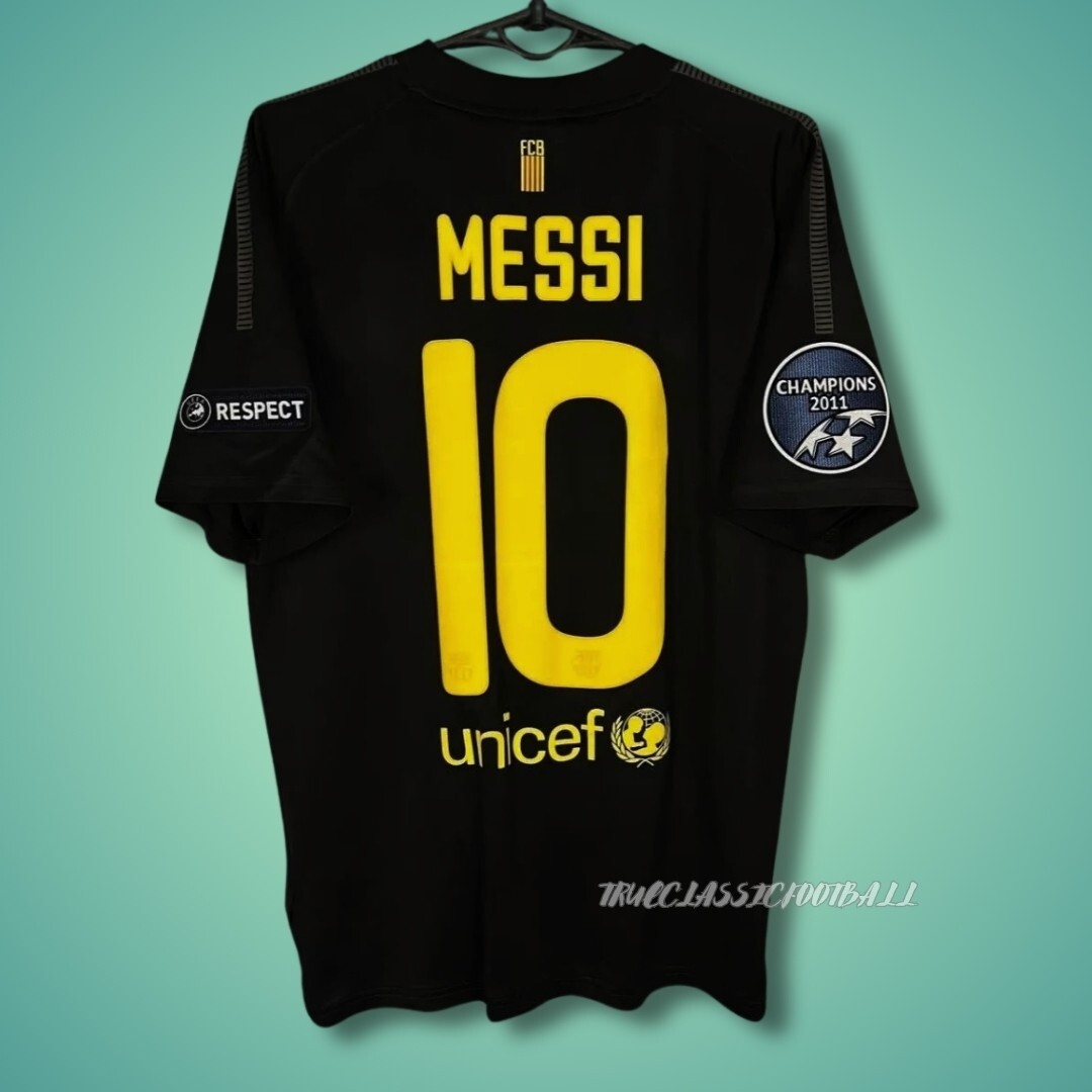 新品 10-11 バルセロナ MESSI メッシ 10 シャツ Messi #10 FC Barcelona Final Champions League 2010-2011