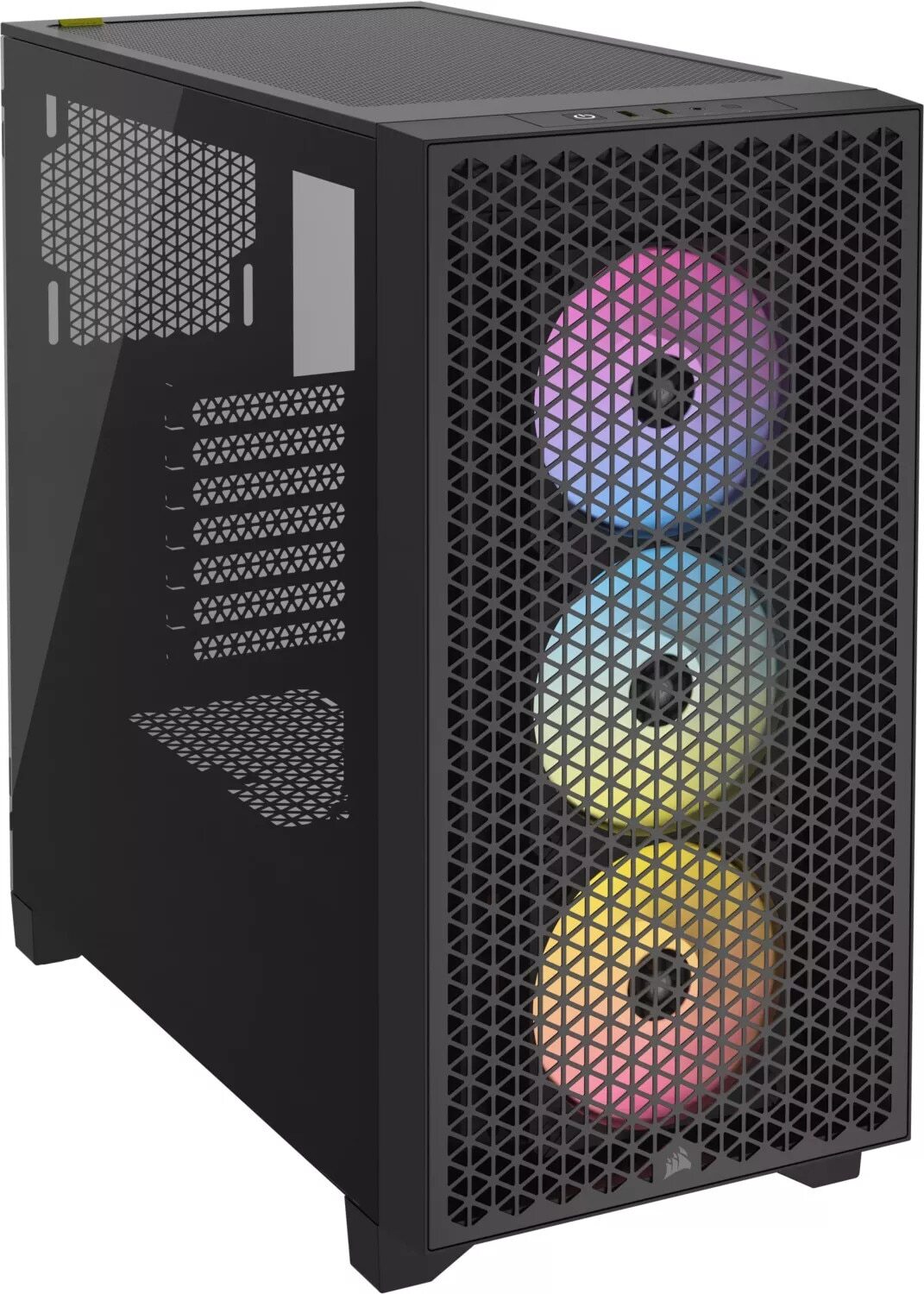 Игровая приставка Corsair 3000D RGB Airflow schwarz Midi Tower ATX Gaming Gehuse 1629000₽