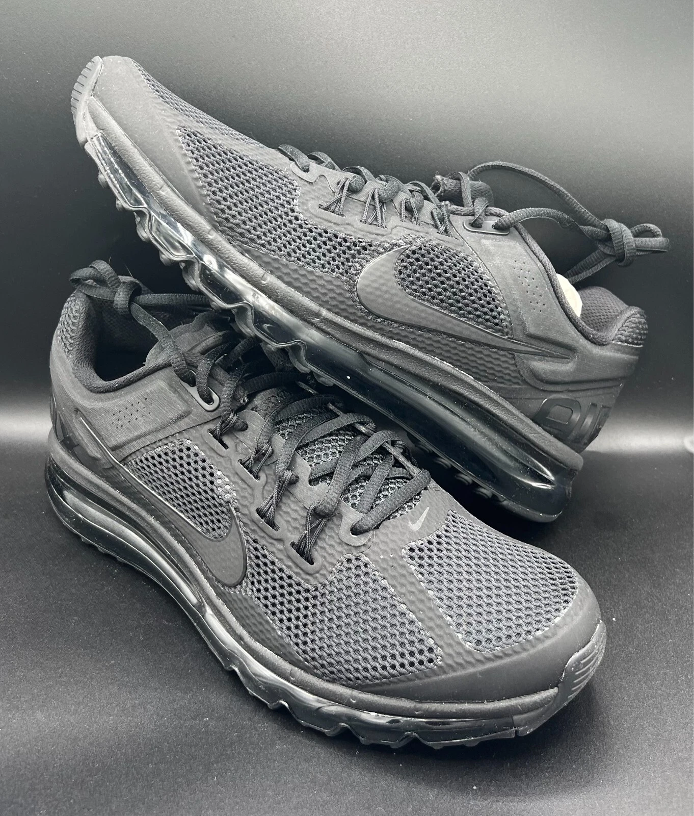 Nike Air Max 2013 Low Training Running Triple Noir FZ3156 010 Homme Taille 11 NEUF
