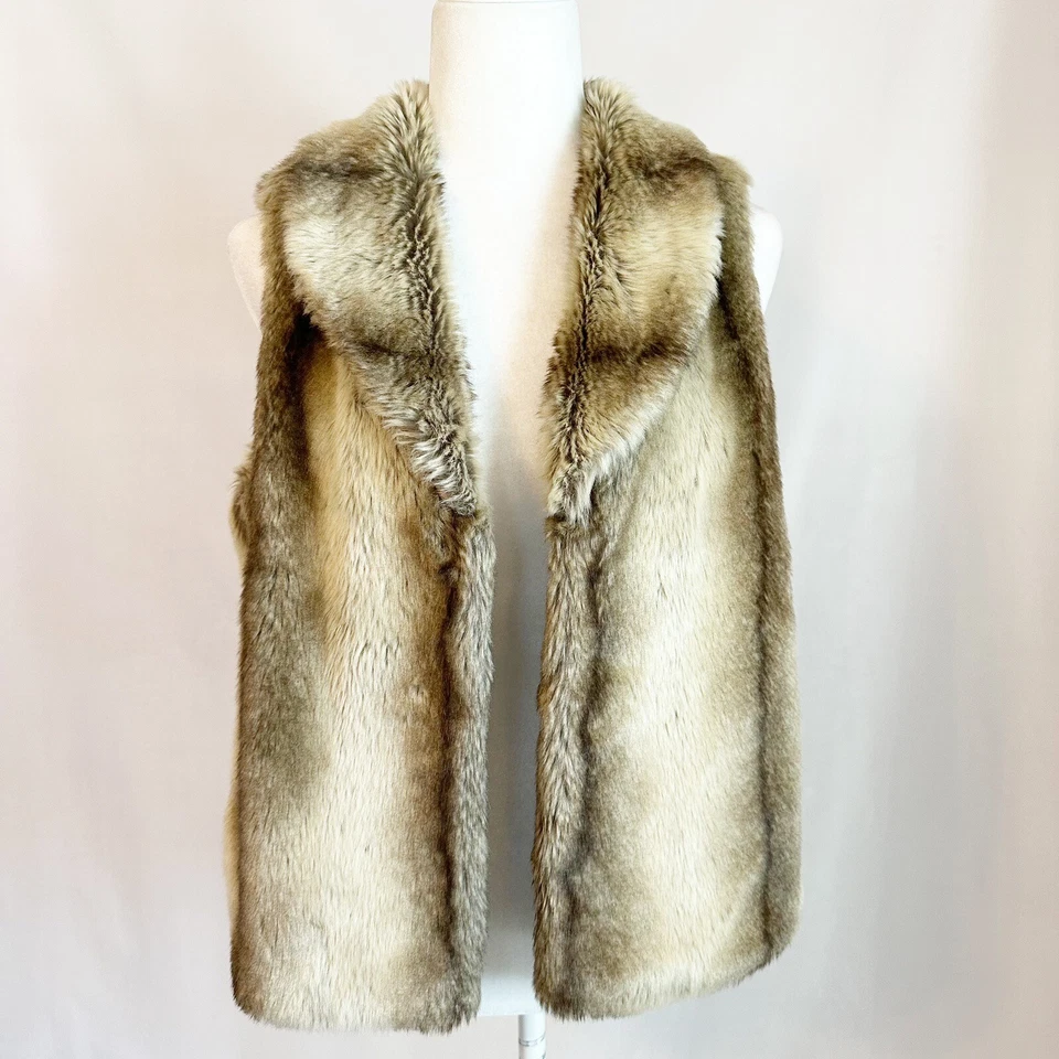 Chaleco de piel sintética de mezcla de cachemir FENN WRIGHT MANSON talla pequeña Foto 2 de 4