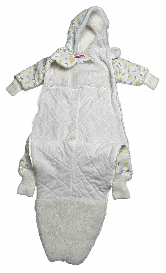 Traje de nieve Fisher Price vintage talla 18 meses traje de nieve hecho en EE. UU. niño bebé Foto 4 de 4