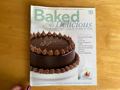 Baked and Delicious 18 Magazine -Eaglemoss Collection - Recipe Chocolate Ganache