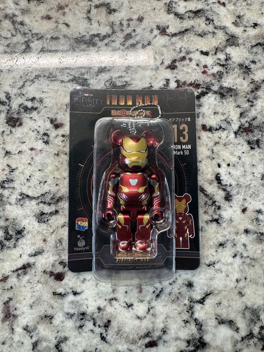 Iron Man Bearbrick Mark 50 #13 100% - MARVEL INFINITY SAGA Iron Man Bearbrick Mark 50 #13 100% - MARVEL INFINITY SAGA
