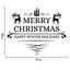 Merry-Christmas-Wall-Art-Removable-Home-Window-Snowflake-Stickers-Decal-Decor miniatuur 10