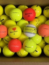 ⛳️ 60 TaylorMade Used Golf Balls Mix Model TP5, Soft Response, RBZ Soft, XD Etc