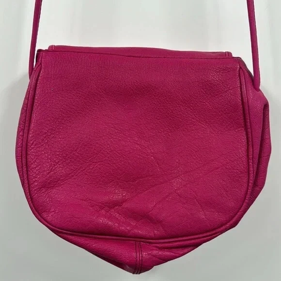 Bandolera Danielle Nicole Italiana Cuero Rosa Foto 4 de 4