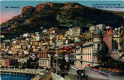 CPA AK MONACO - Le Port et la CONDAMINE (477041)