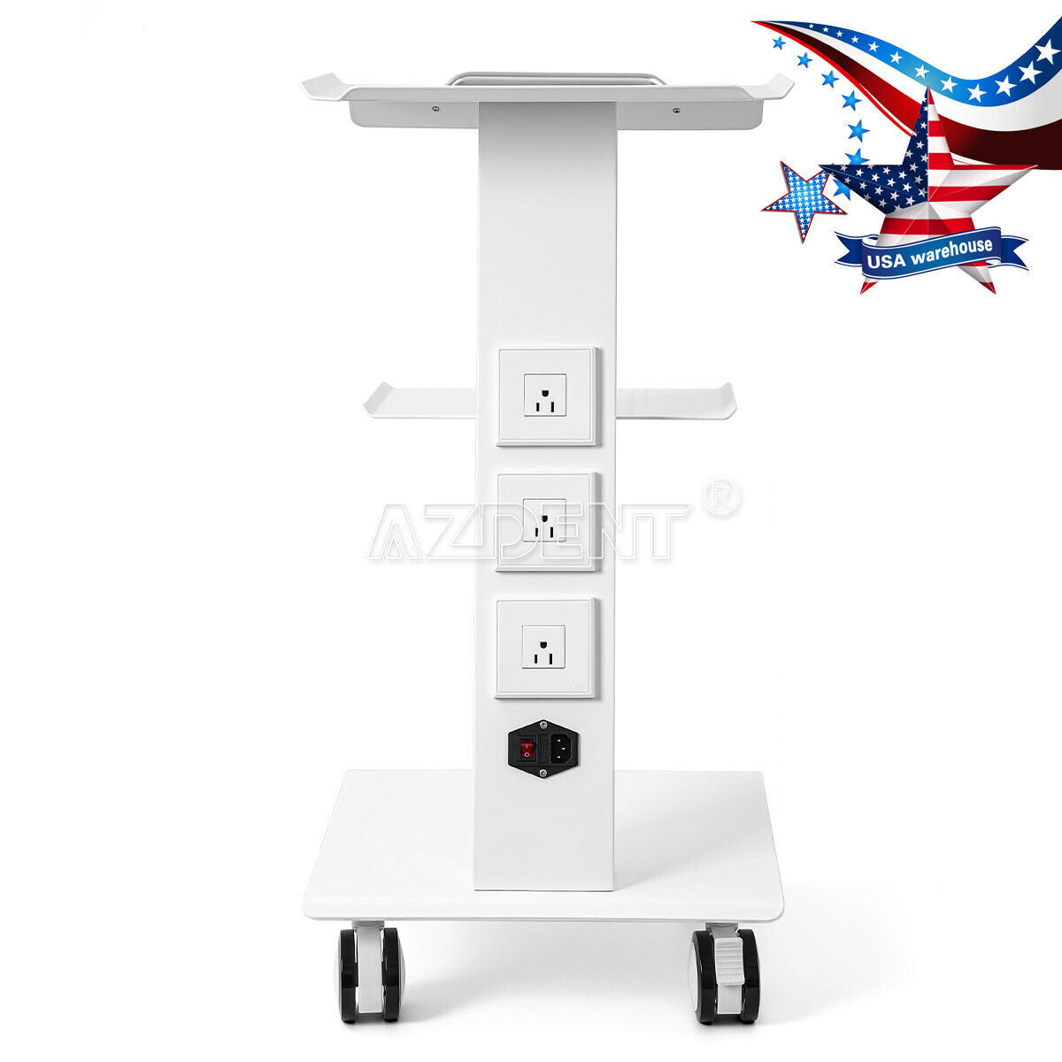 Medical Cart/Dental Mobile Portable with Air Compressor Brakes Unit Cabinet