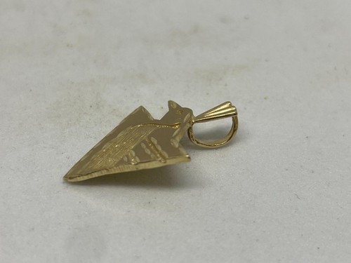 *ORO AMARILLO 14KT, COLGANTE PINGÜINOS NHLS, HOCKEY, 1,7 gramos 15/16"L #JW169 - Imagen 5 de 7