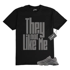 9060 Shadow Grey Castlerock Black T Shirt to Match NLM