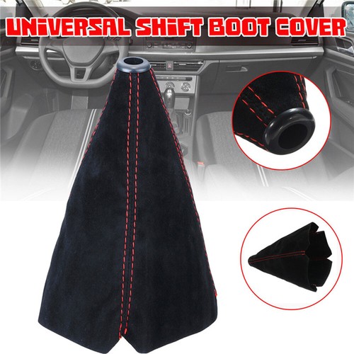 Suede Leather Manual Gear Shift Knob Gaiter Shifter Boot Cover Auto Accessories - Picture 6 of 20