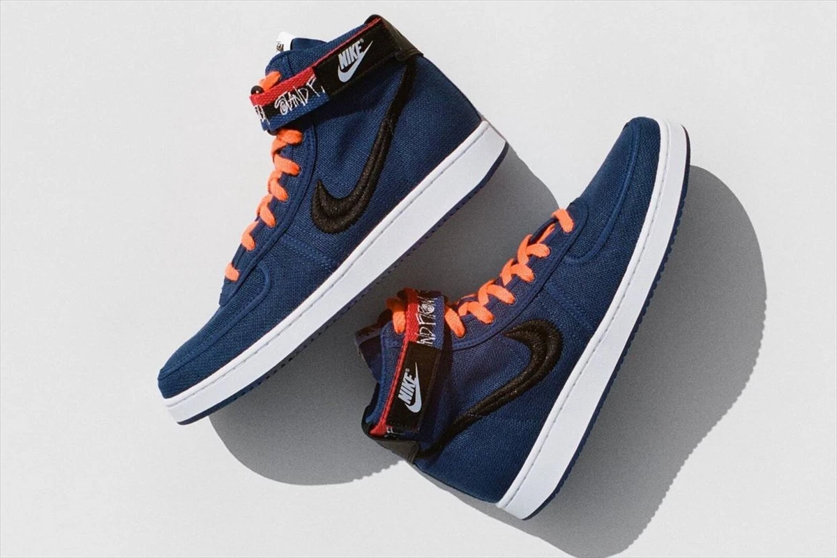 Stussy Nike Vandal High DEEP ROYAL BLUE BLACK WHITE DX5425-400 US 12
