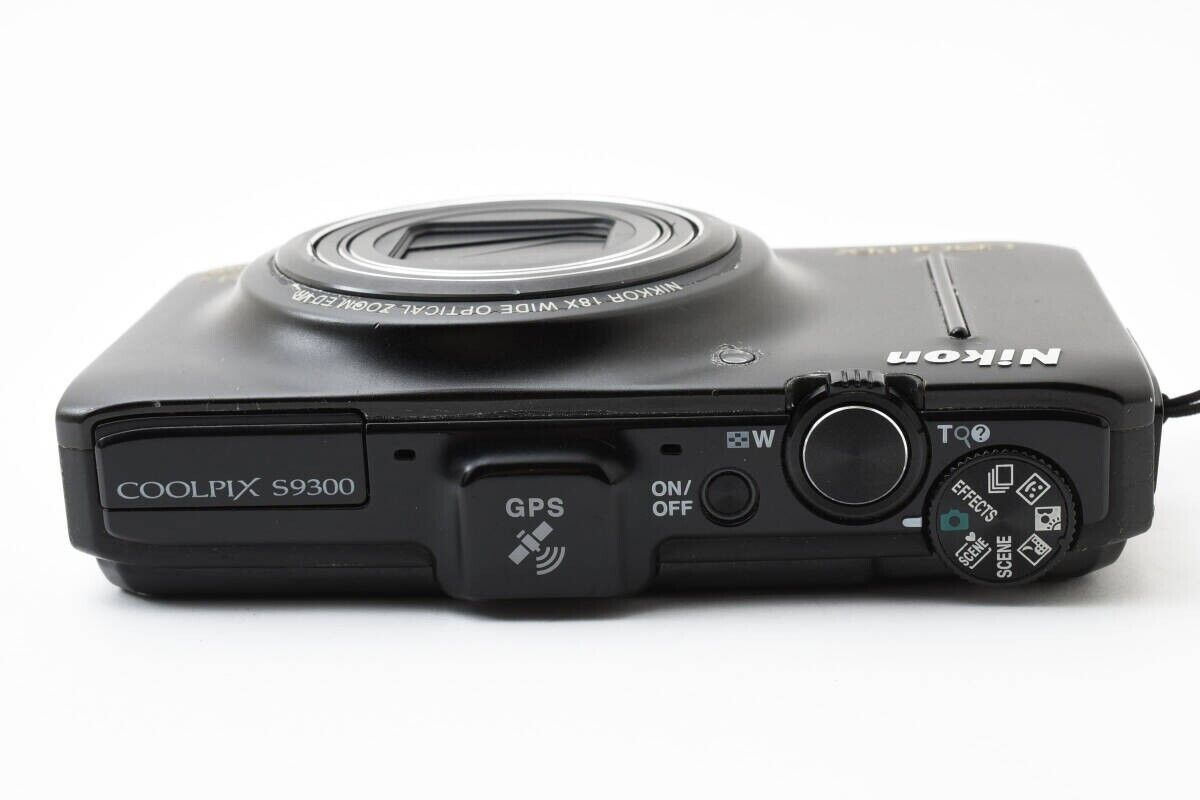 Nikon COOLPIX S9300 Black Digital Camera 16.0MP 18x Optica Nikon COOLPIX S9300 Black Digital Camera 16.0MP 18x Optica
