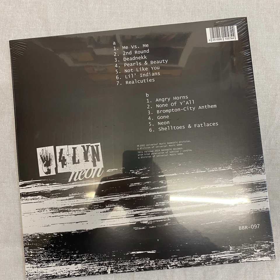 4LYN "Neon" LP vinyl firstpress limited 500 copies! - Bild 3 von 4