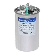 45+5 Uf 45/5 MFD 370V/440V CBB65 Dual Run round Start AC Capacitor for AC Motor