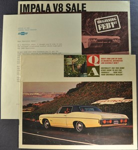 1968 Chevrolet Mailer Brochure Letter Impala Caprice Wagon Chevelle Original 68 Ebay