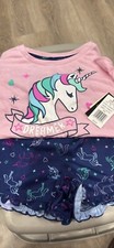 cuddl duds girls 2 piece pajamas new