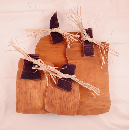 Rustic Handmade Tabletop Pumpkin Sign Fall Decor Autumn Harvest Thanksgiving Art - 第 1/7 張圖片