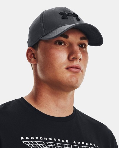 Men's UA Blitzing Cap Gray / Black Under Armour Hat NEW NEVER WORN Small /Medium - Picture 3 of 4