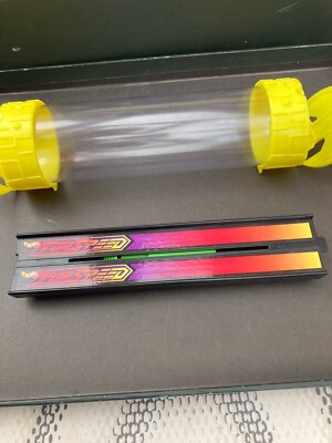 Vintage HOT WHEELS Top Speed Catapult Launcher + Accelerator Tube & 3 Cars