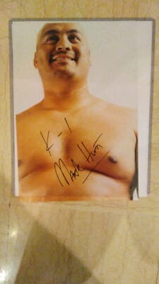 Photo UFC Dédicacée – Tank Abbott 26x21cm Avec Certificat D’authenticité