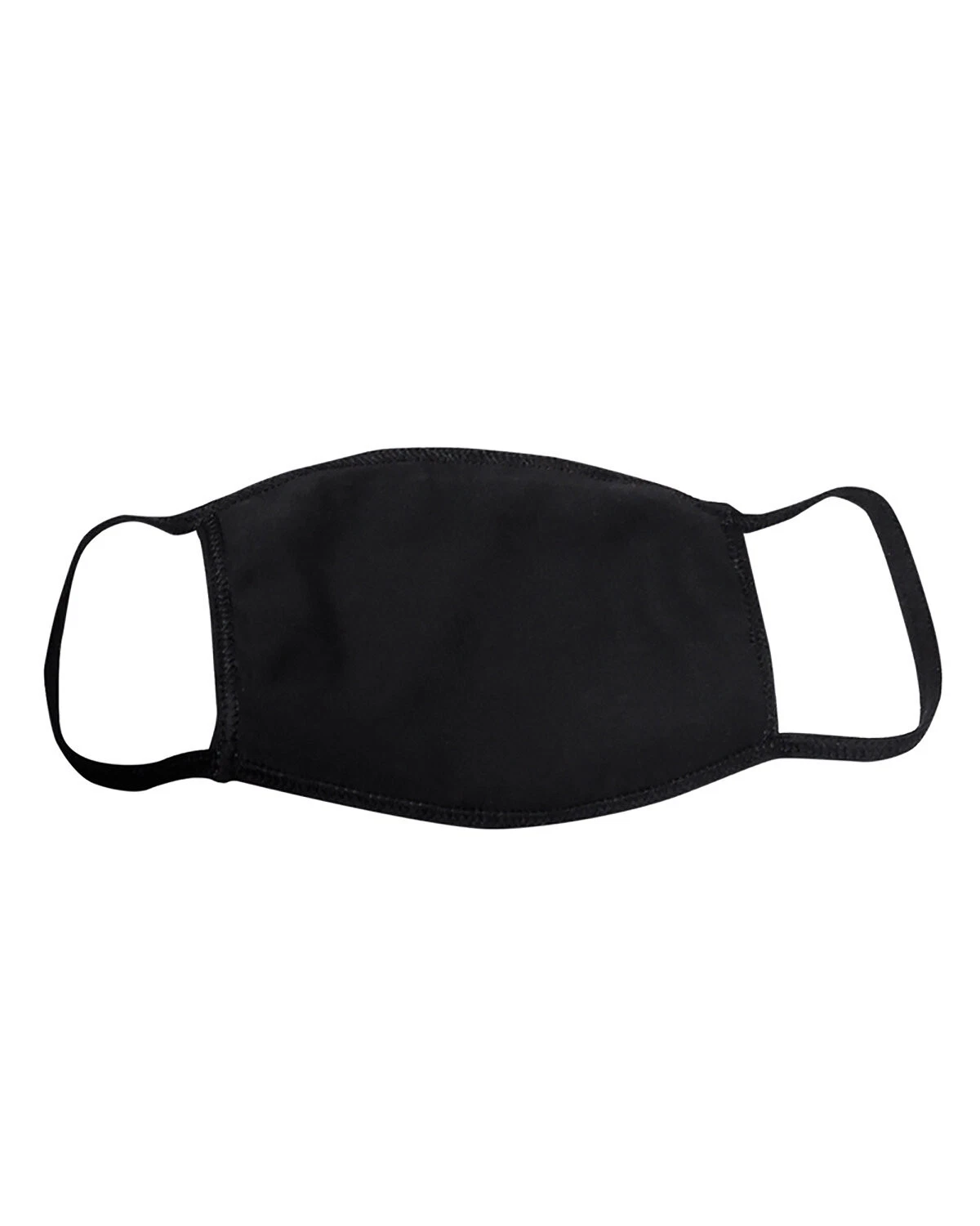 Black: Bayside Cloth Face Mask "Washable" - Packs of 25