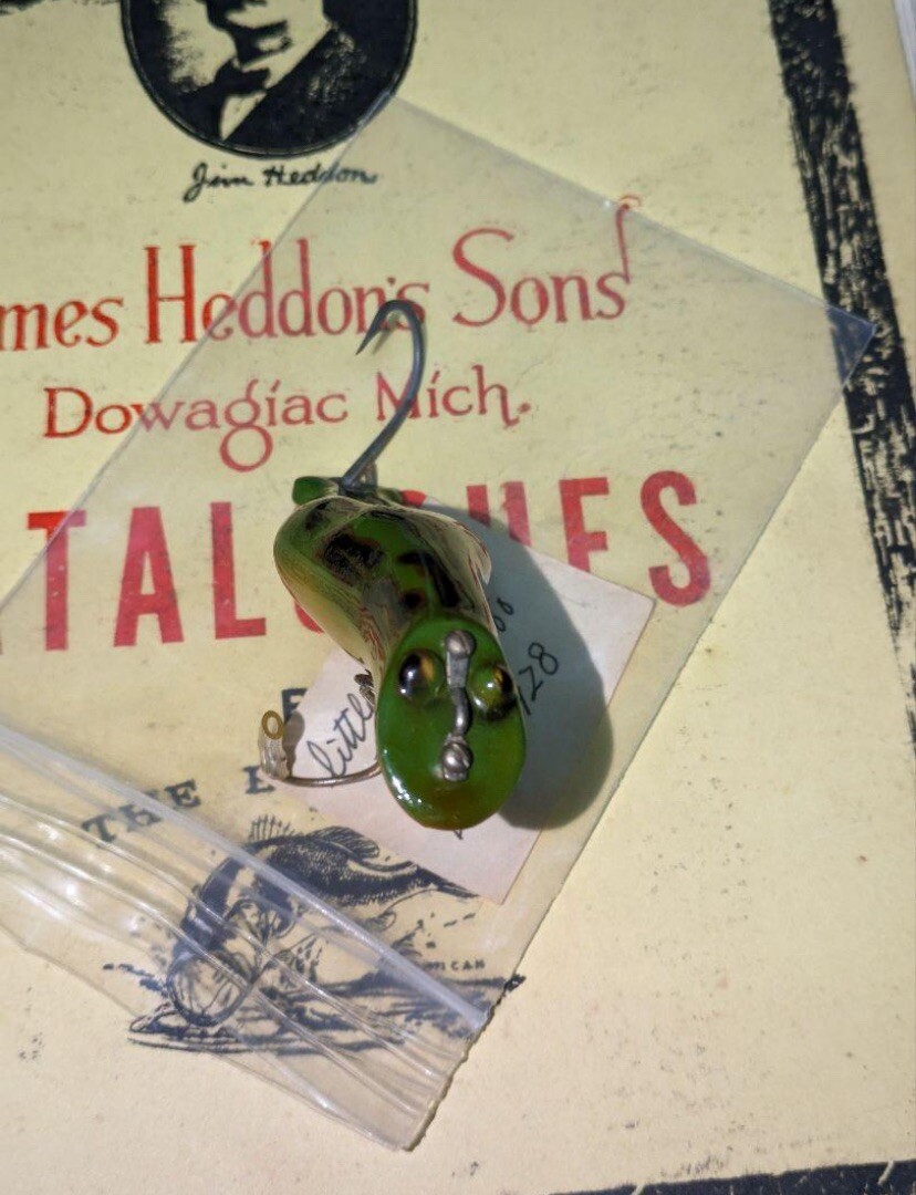 Heddon Little Luny Frog 3400 1928's Old Lure Ship From Japan - Image 7