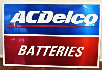 AC Delco BATTERIES ACデルコ標識 看板 ガレージ アメリカン AC Delco BATTERIES ACデルコ標識 看板 ガレージ アメリカン AC