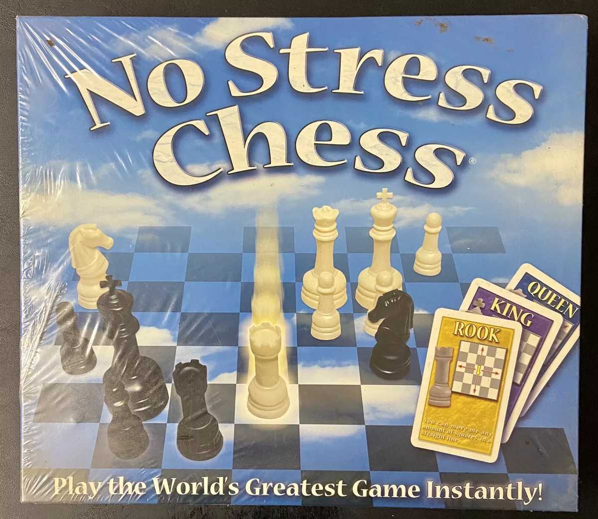 No Stress Chess Board Game Easy Learn Chess Game Age 7+ New and Factory  Sealed