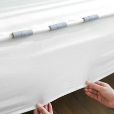 8x Anti Skid Sheets Clip Clothes Quilt Fastener Clamp Food Sealing Peg Kits Home