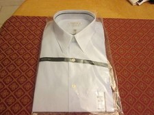 MEN'S VAN HEUSEN DRESS SHIRT GLACIER BLUE SIZE 17 34/35 NEW