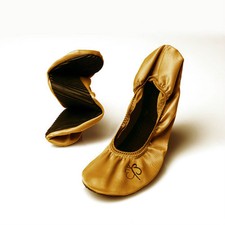 BUTTERFLY TWISTS - SATIN - BALLERINA FLATS / FOLDING SHOES - NEW - SIZE S/M/L