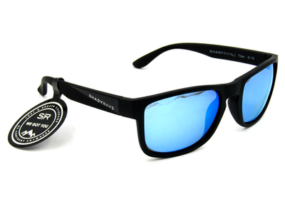 NEW Shady Rays TITAN G-16 Polarized Sunglasses, Black Glacier 57