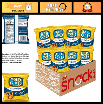 Tiny Twists Pretzels, 1 oz (Pack of 88) - Crunchy Snack, Perfect for Parties