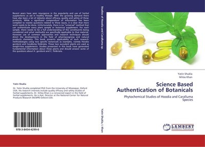 Science Based Authentication of Botanicals Yatin Shukla