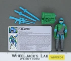 Flak-Viper V1 100% Complete G.I. Joe 1992 Hasbro Vintage Action Figure